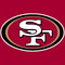 NFL San Francisco 49ers Large Logo Galaxy Buds Live Skin